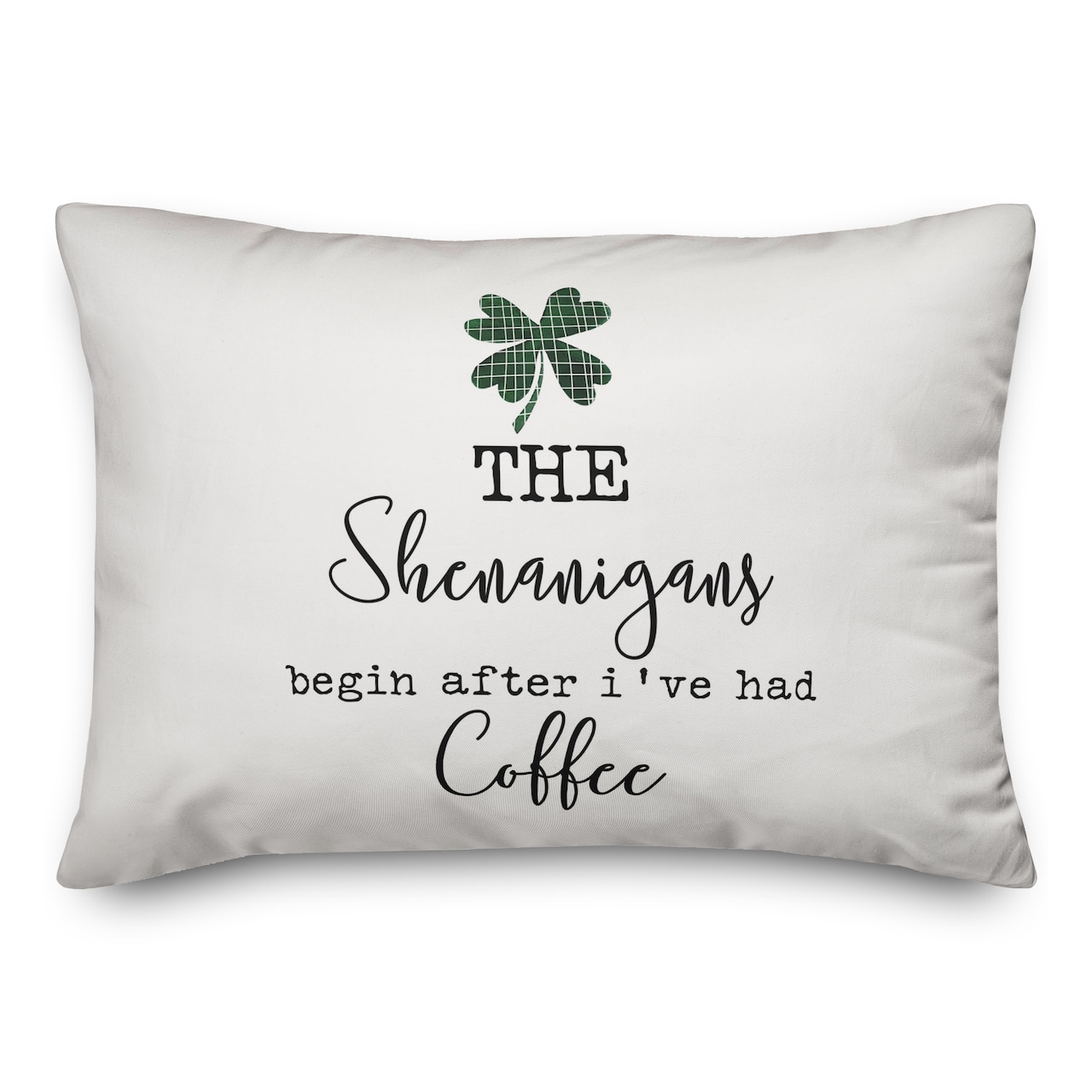 Shenanigans After Coffee 20" x 14" Indoor / Outdoor Pillow